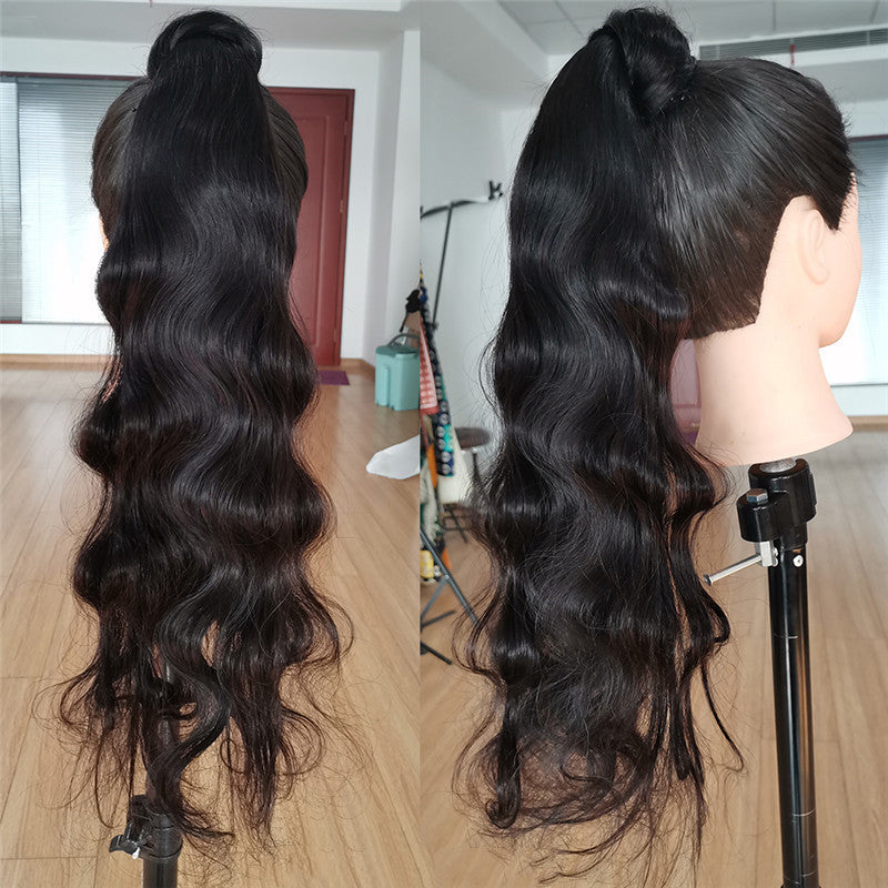 Wig Jurchen Human Bandage Bundled Ponytail Wig Jurchen Human Bandage Bundled Ponytail